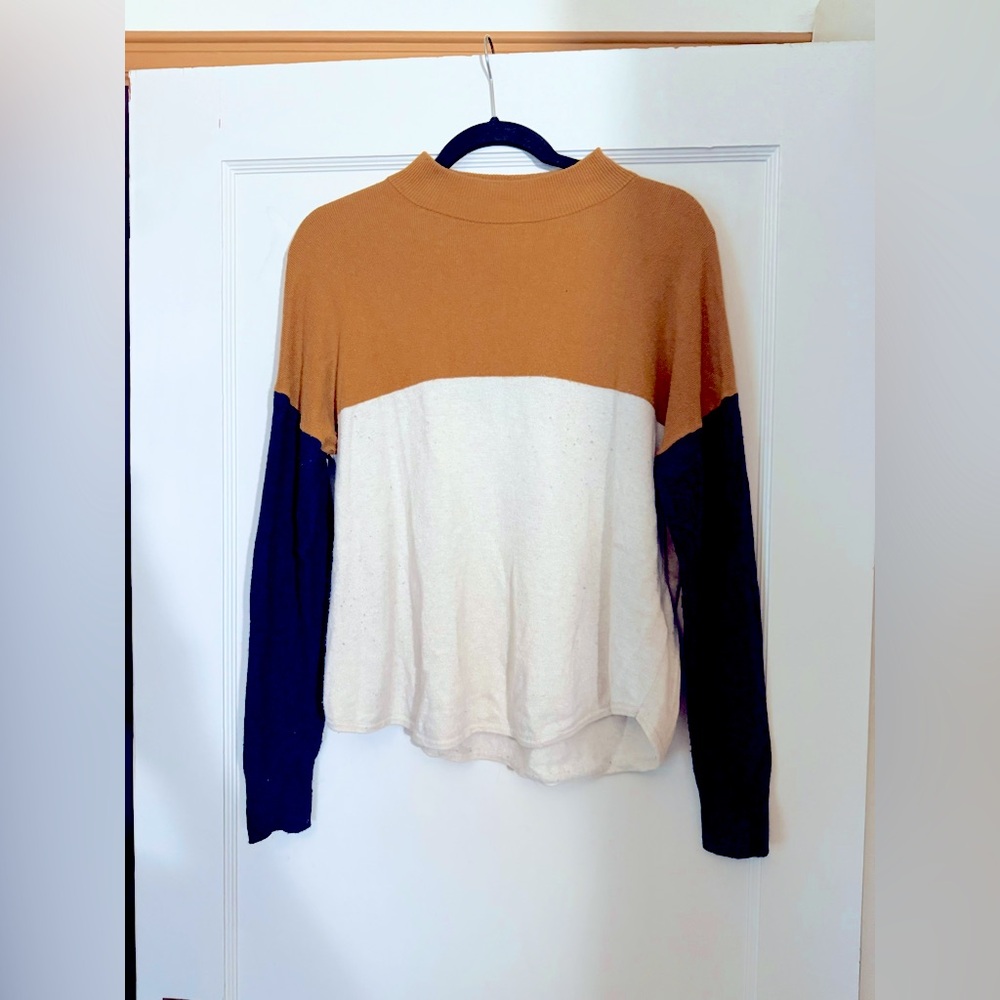 Madewell TriColor Turtleneck